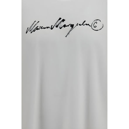 Tricou MM6 alb din bumbac