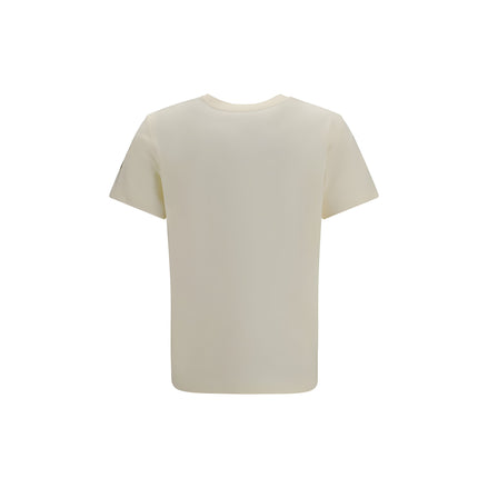 Tricou Moncler bej din bumbac
