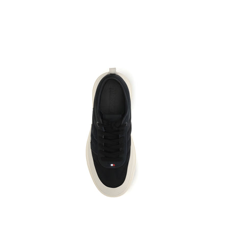 Sneakers Moncler negri din piele