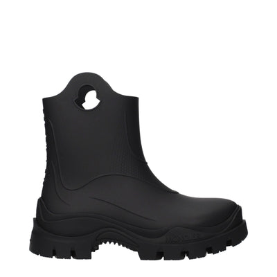 Ghete Ankle Moncler negre din bumbac