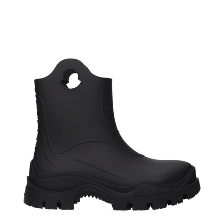 Ghete Ankle Moncler negre din bumbac