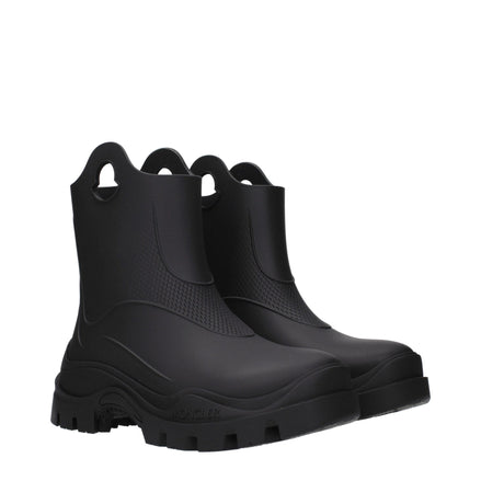 Ghete Ankle Moncler negre din bumbac