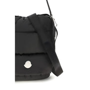 Geantă bucket Moncler neagră din nailon