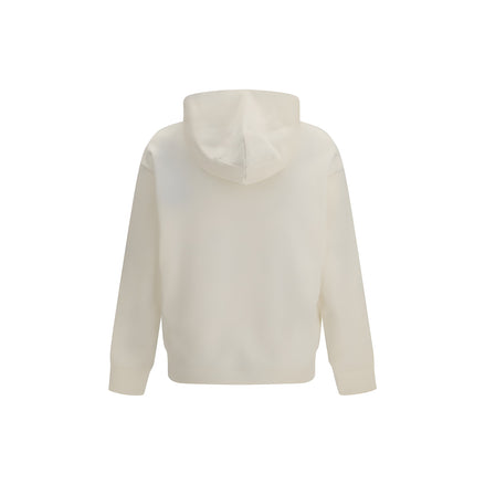 Bluză Moncler Grenoble din bumbac bej