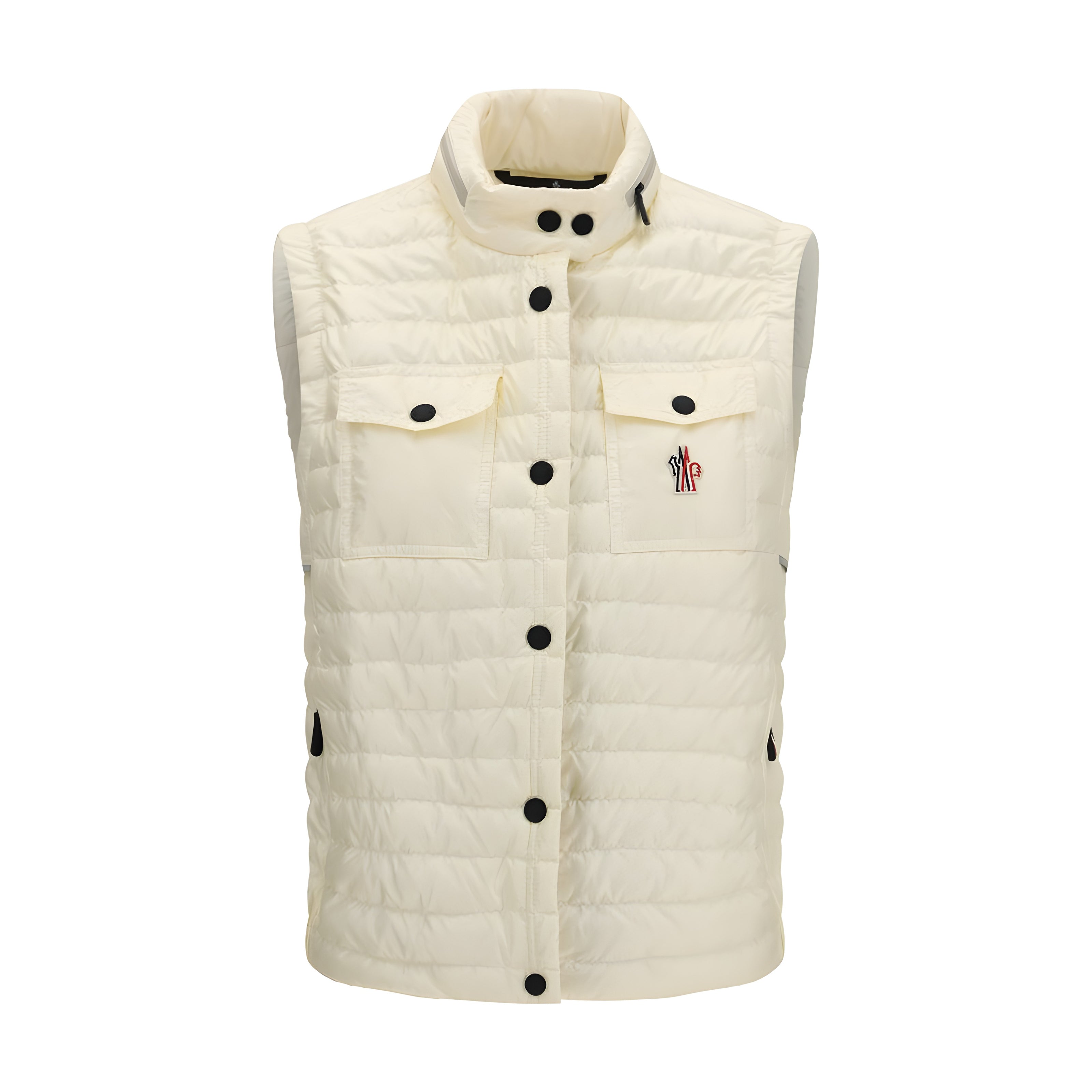 Moncler Grenoble Beige Sleeveless Jacket
