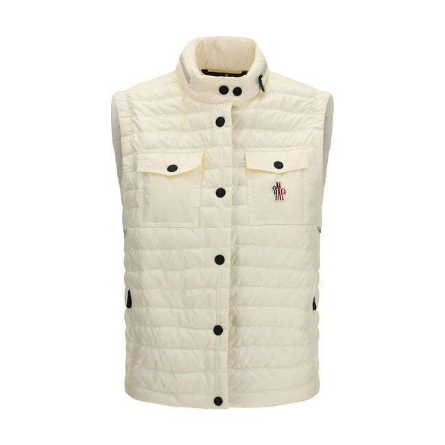 Moncler Grenoble Beige Sleeveless Jacket