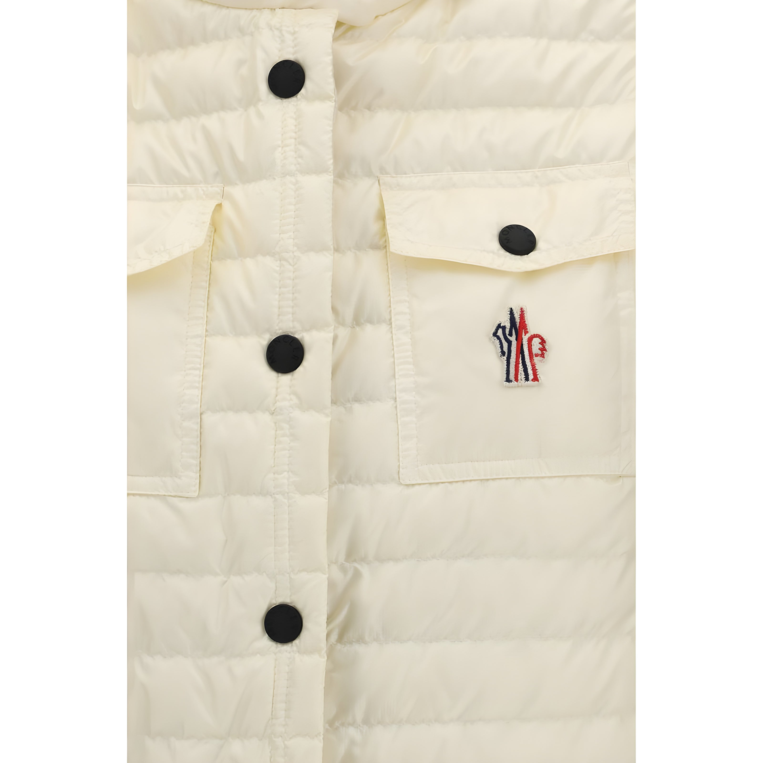 Moncler Grenoble Beige Sleeveless Jacket