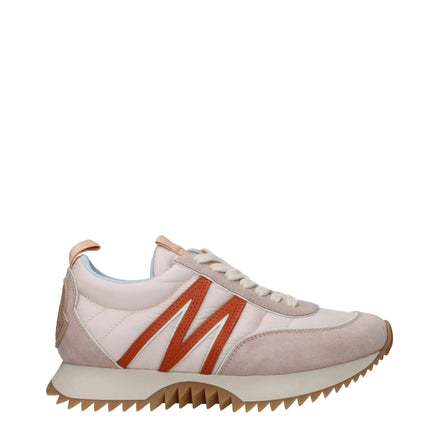 Sneakers Moncler chunky din material textil roz