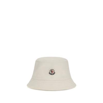 Moncler White Bucket Hat
