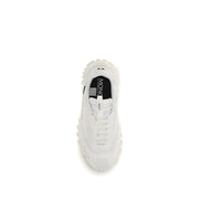 Moncler White Athletic Sneakers