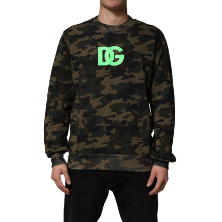 Bluză de trening Dolce & Gabbana camuflaj multicolor