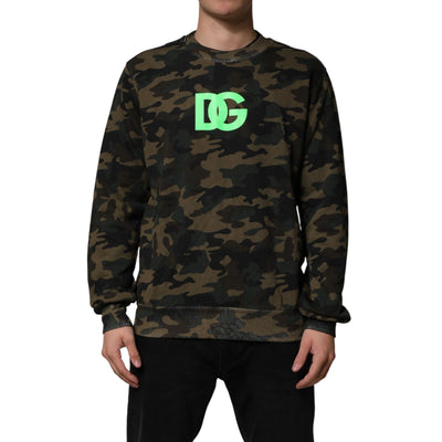 Bluză de trening Dolce & Gabbana camuflaj multicolor