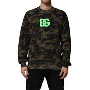 Bluză de trening Dolce & Gabbana camuflaj multicolor