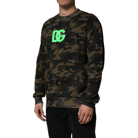 Bluză de trening Dolce & Gabbana camuflaj multicolor