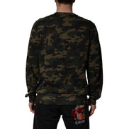 Bluză de trening Dolce & Gabbana camuflaj multicolor