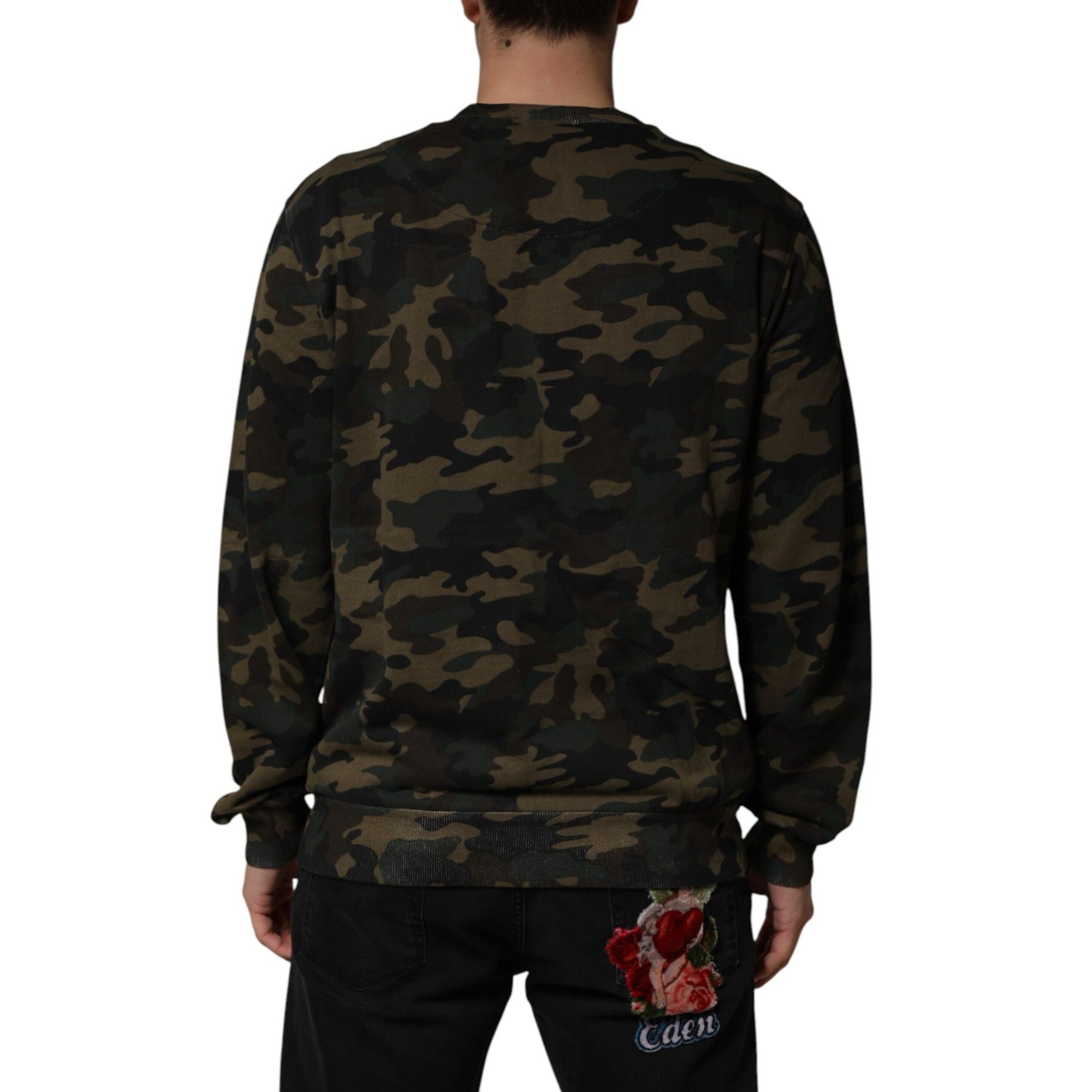 Bluză de trening Dolce & Gabbana camuflaj multicolor