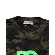 Bluză de trening Dolce & Gabbana camuflaj multicolor