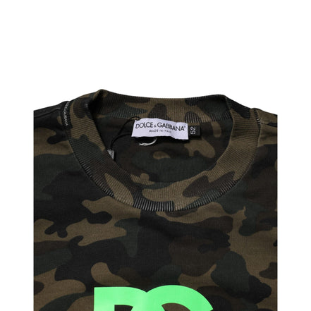 Bluză de trening Dolce & Gabbana camuflaj multicolor
