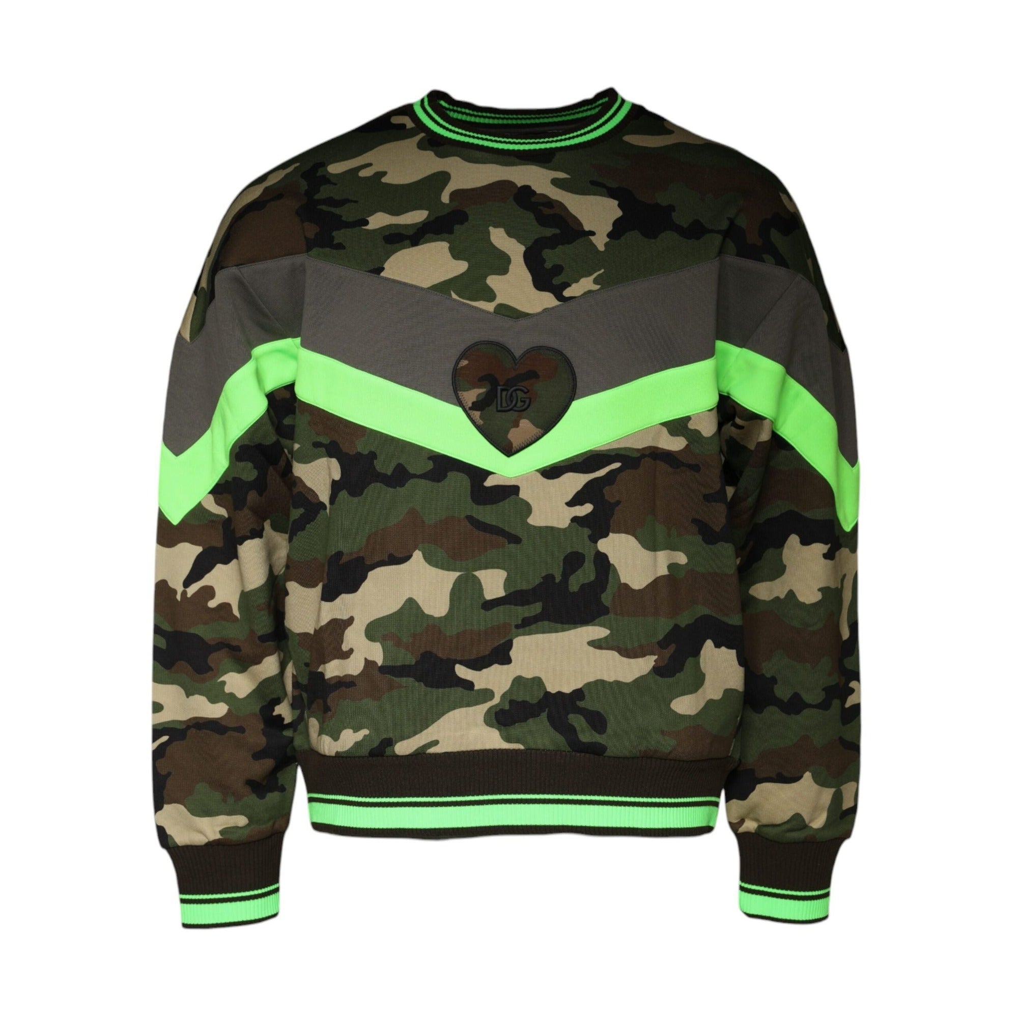 Bluză tip hanorac Dolce & Gabbana cu imprimeu camuflaj multicolor