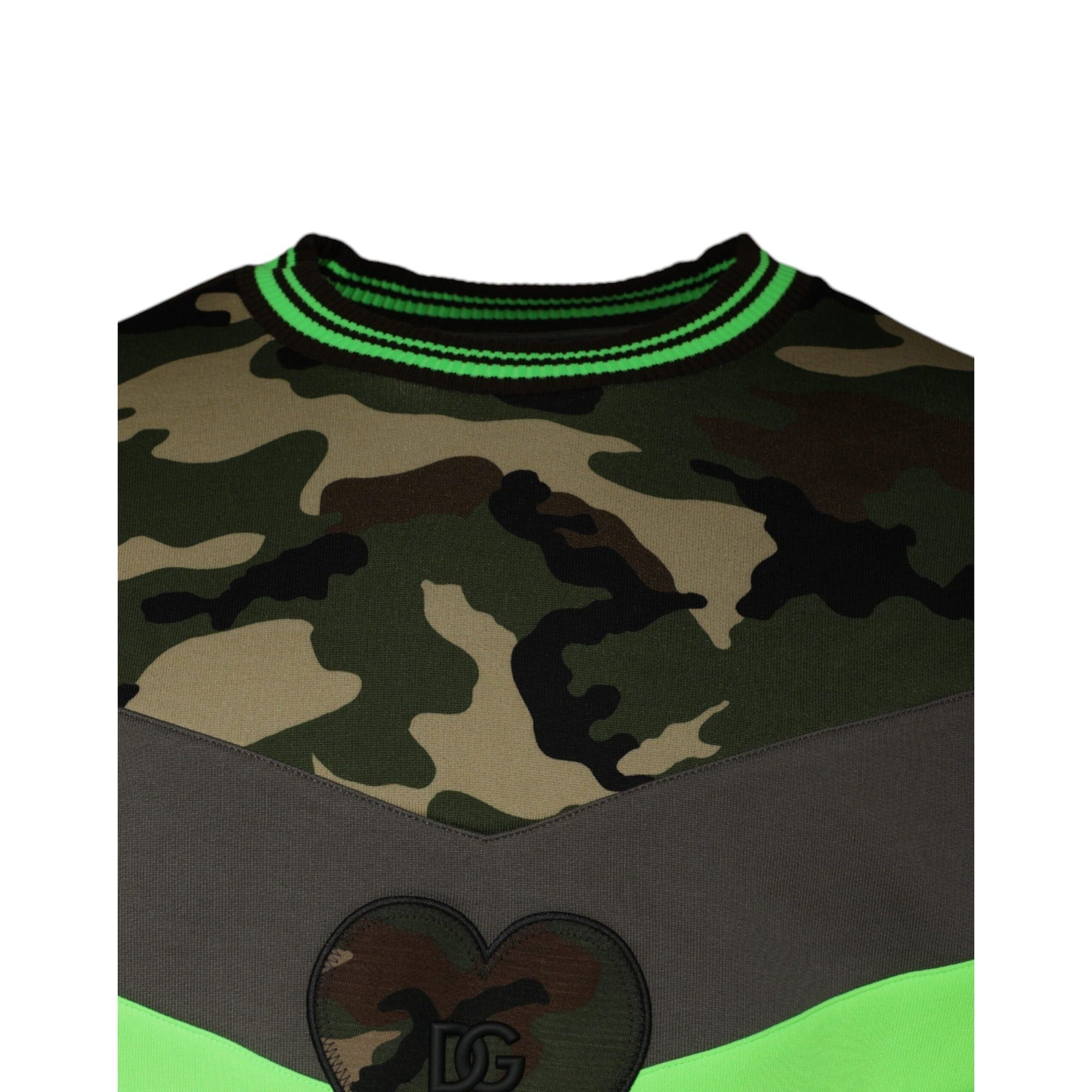 Bluză tip hanorac Dolce & Gabbana cu imprimeu camuflaj multicolor