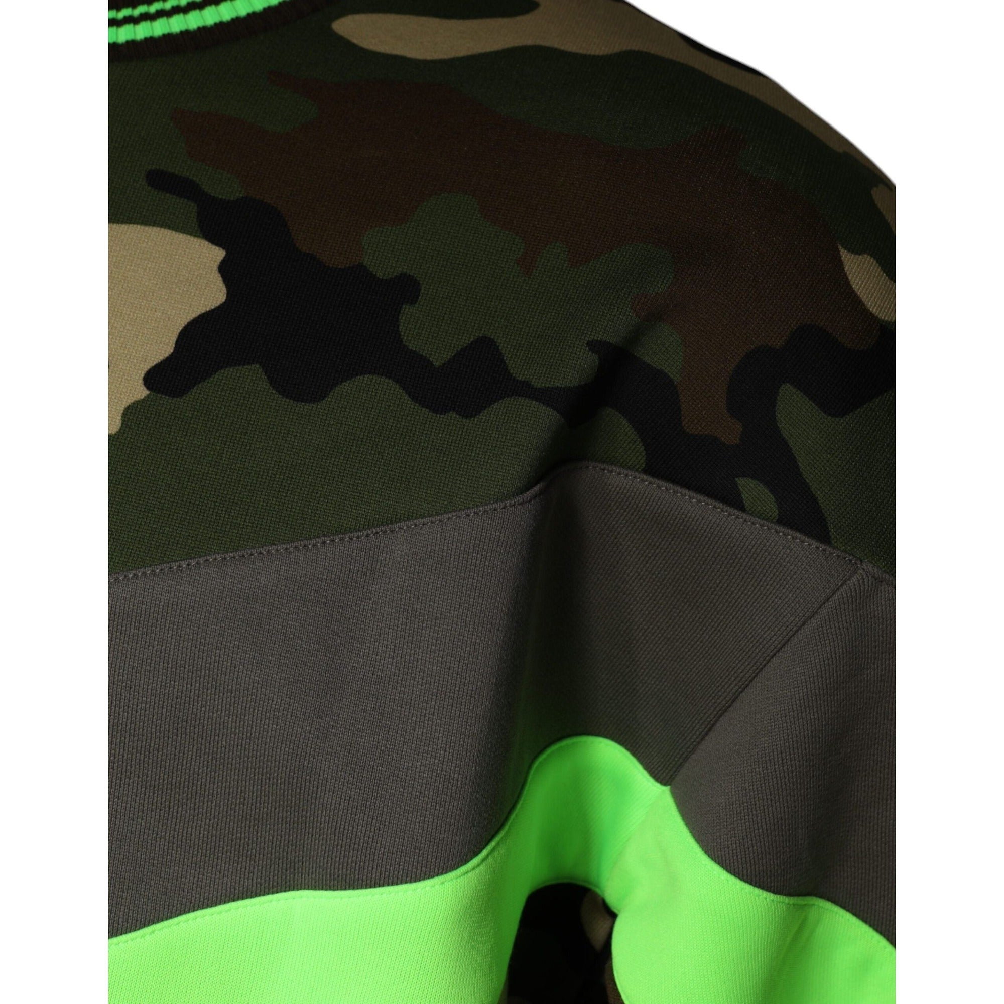 Bluză tip hanorac Dolce & Gabbana cu imprimeu camuflaj multicolor