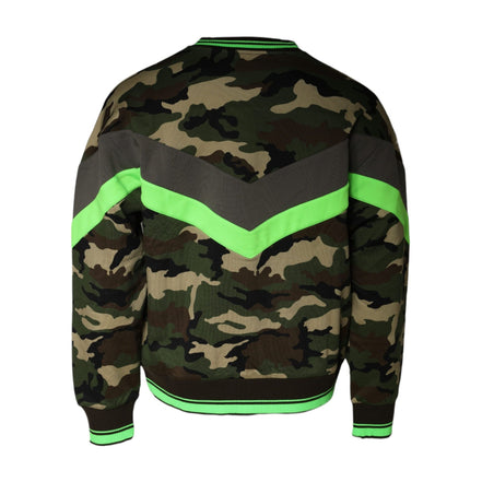 Bluză tip hanorac Dolce & Gabbana cu imprimeu camuflaj multicolor