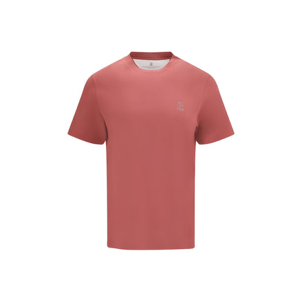 Tricou din bumbac multicolor Brunello Cucinelli