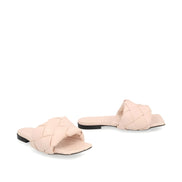 Bottega Veneta Multicolor Leather Flat Sandals