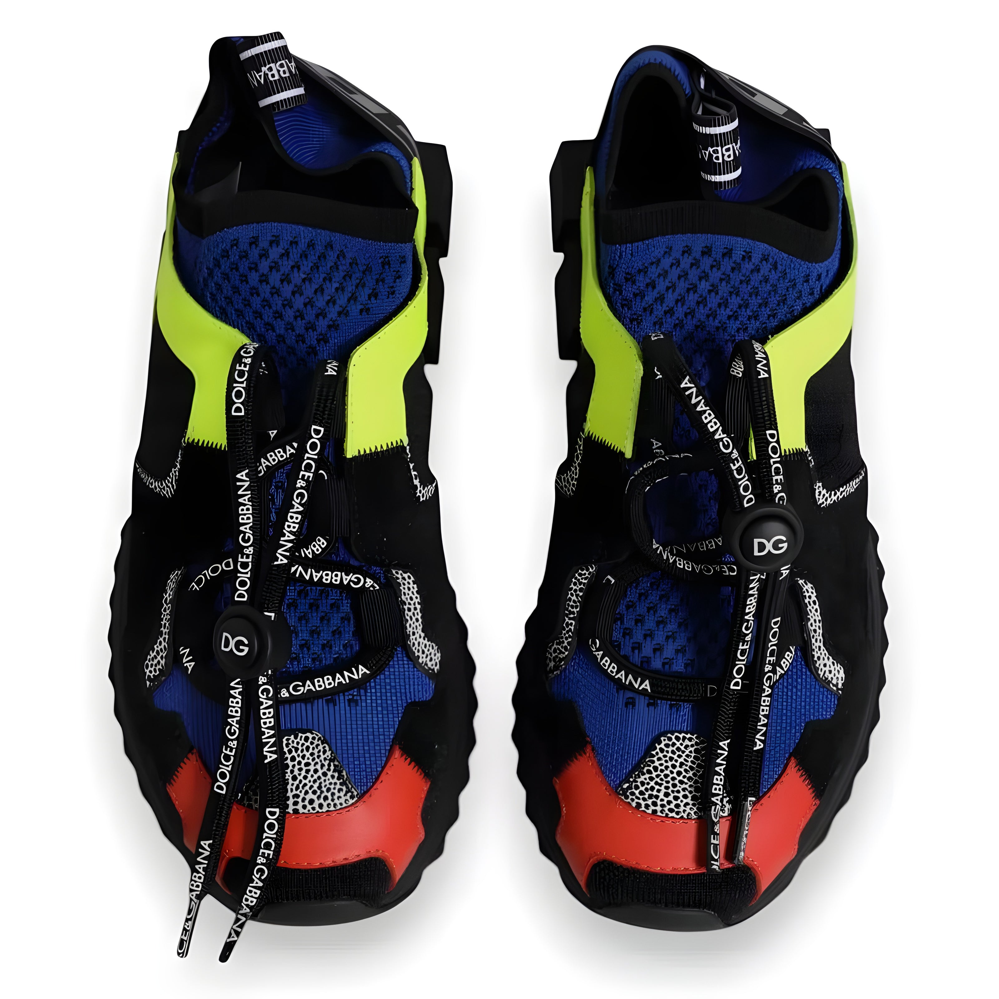 Sneakers Sorrento Trekking Dolce & Gabbana din plasă multicoloră