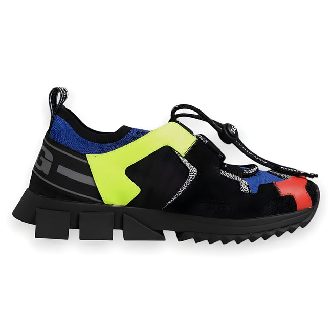 Sneakers Sorrento Trekking Dolce & Gabbana din plasă multicoloră