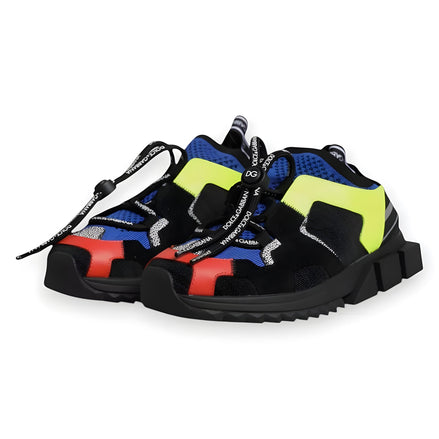 Sneakers Sorrento Trekking Dolce & Gabbana din plasă multicoloră