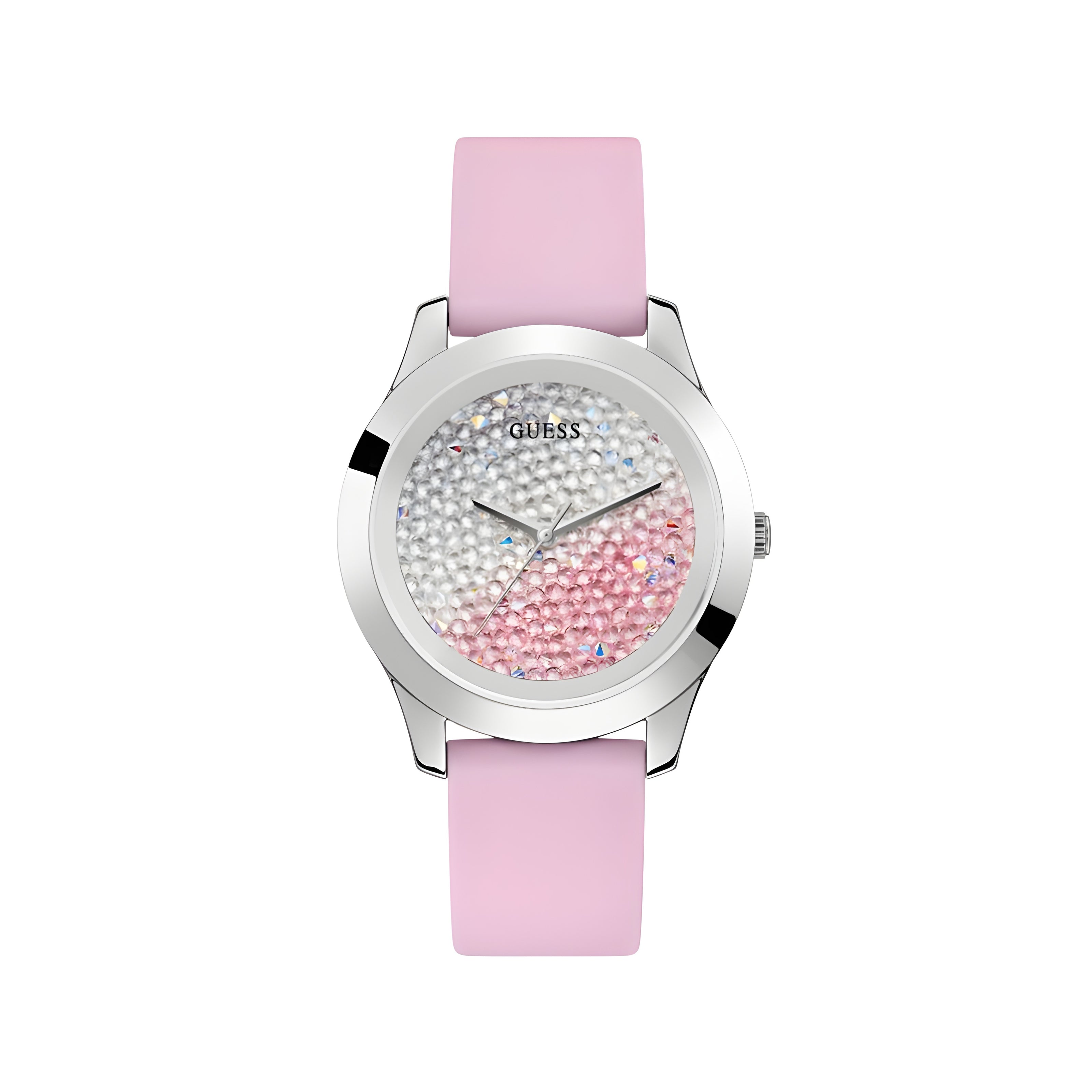 Guess Multicolor Rubber Dress Watch