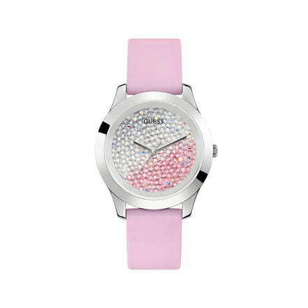Guess Multicolor Rubber Dress Watch