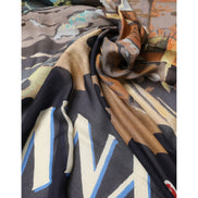 Dolce & Gabbana Multicolor Taormina Modal Shawl 130cm x 130cm Scarf