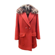 Fendi Multicolor Virgin Wool Coat