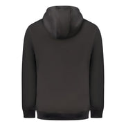 Hanorac Tommy Hilfiger negru, din bumbac