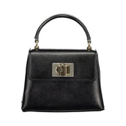 Geantă de mână Furla din piele neagră