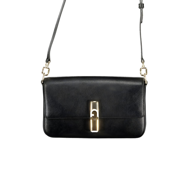 Furla Black Leather Handbag