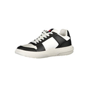 Tommy Hilfiger Black Leather Sneakers