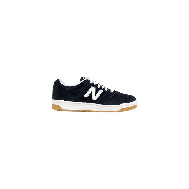 Adidași sport New Balance din piele, albi cu negru
