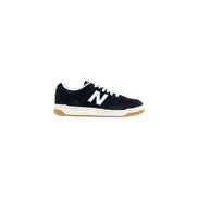 Adidași sport New Balance din piele, albi cu negru