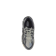 Sneakers New Balance argintii din material textil