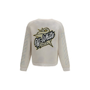 Off-White Beige Cotton Cardigan