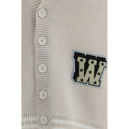 Off-White Beige Cotton Cardigan