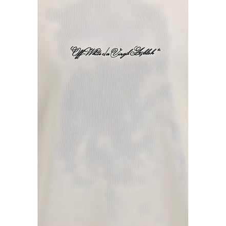 Off-White Beige Cotton Sweatshirt