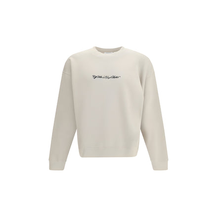 Bluză de molton Off-White bej din bumbac