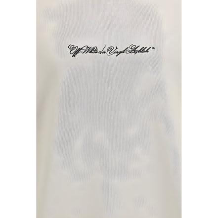 Off-White Beige Cotton Sweatshirt