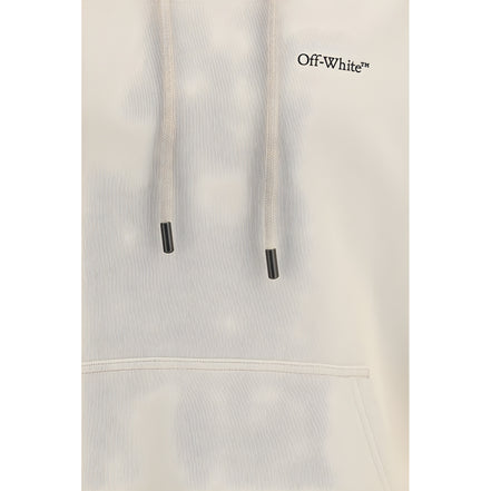 Off-White Beige Cotton Sweatshirt