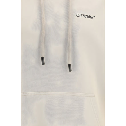 Off-White Beige Cotton Sweatshirt