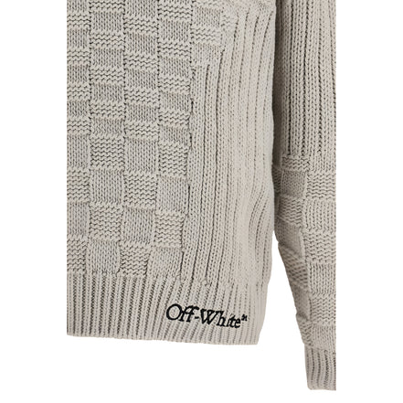 Off-White Beige Cotton Sweatshirt